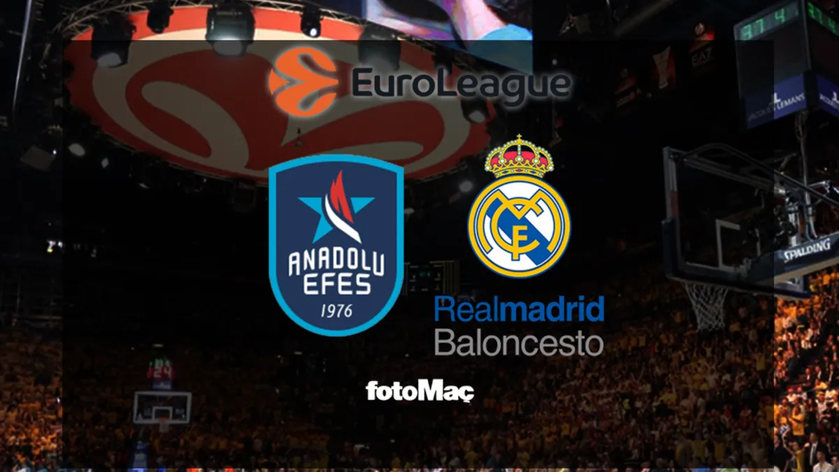 Photo: fotomac.com.tr CANLI | Anadolu Efes-Real Madrid maçı saat kaçta, hangi kanalda