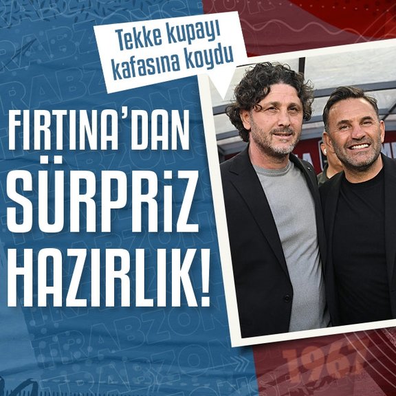Trabzonspor’da Galatasaray’a sürpriz hazırlık!