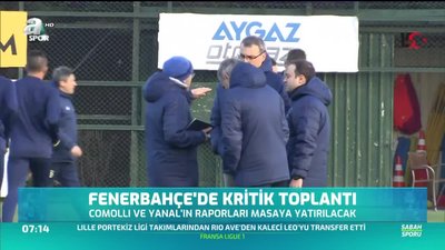 >Fenerbahçe'de kritik toplantı