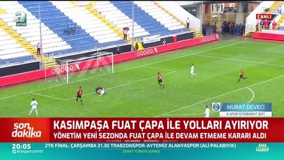 >Kasımpaşa Fuat Çapa ile yolları ayırıyor