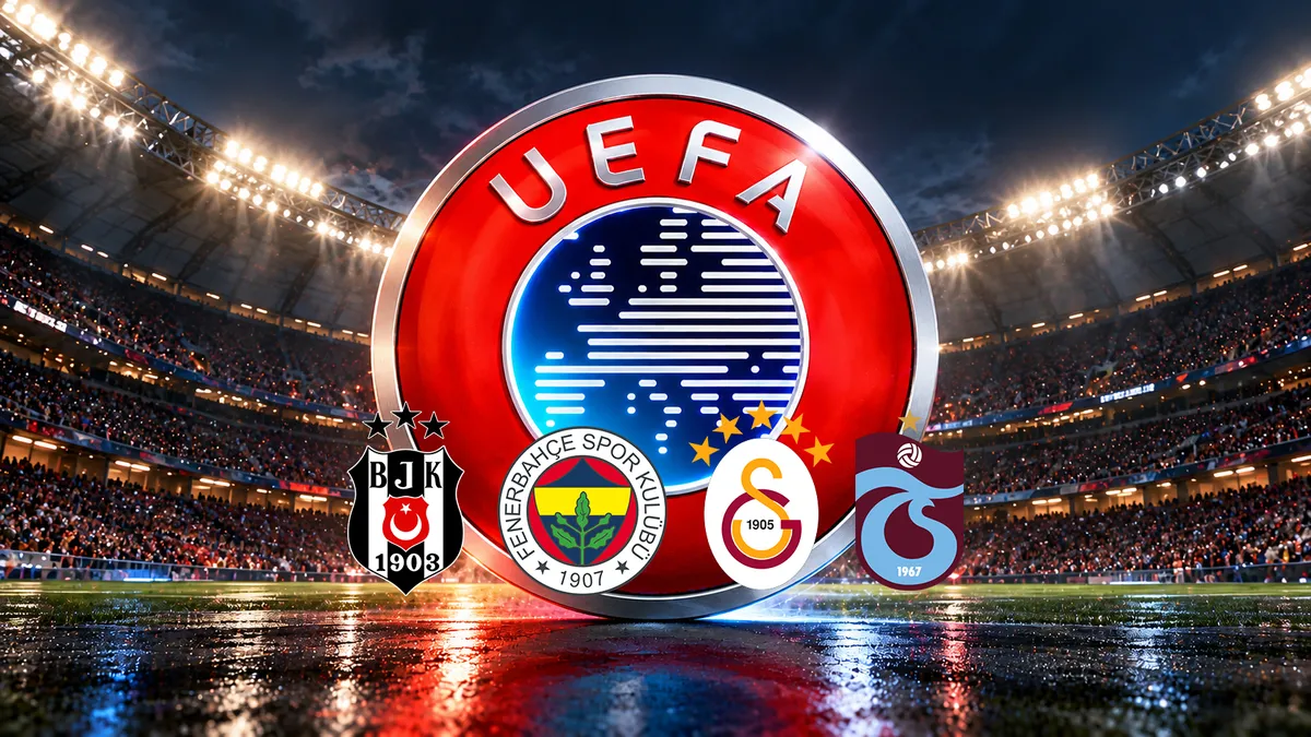 UEFA kulüpler sıralaması güncellendi! İlk 30'da tek Türk takımı var