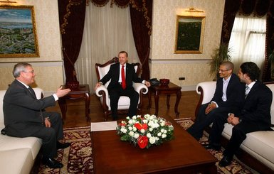 Alex de Souza Başbakan Erdoğan’ı ziyaret etti
