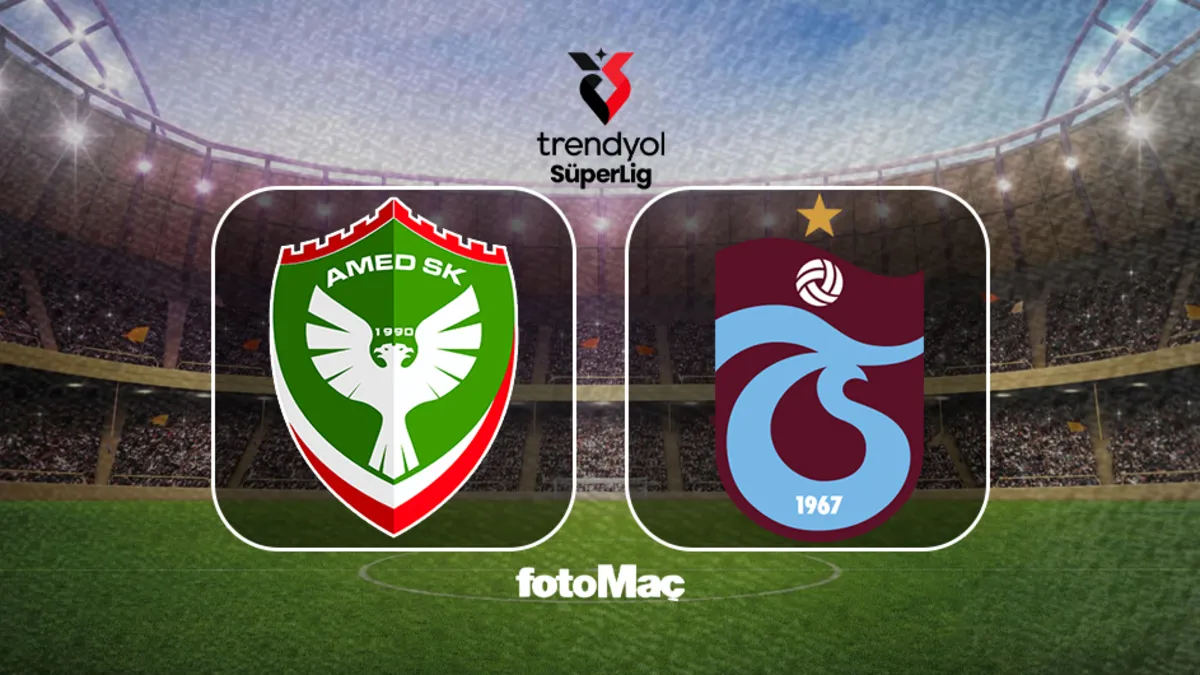 Amedspor-Trabzonspor maçı saat kaçta, hangi kanalda? CANLI İZLE | Maç yayın bilgileri