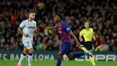 Ansu Fati Barcelona'ya galibiyeti getirdi