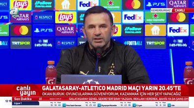 Okan Buruk A. Madrid maçı öncesi konuştu