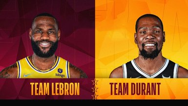 Kevin Durant ve LeBron James NBA All Star takımlarını kurdular