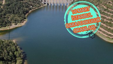 BARAJ DOLULUK - İstanbul baraj doluluk oranları İSKİ 16 Mart