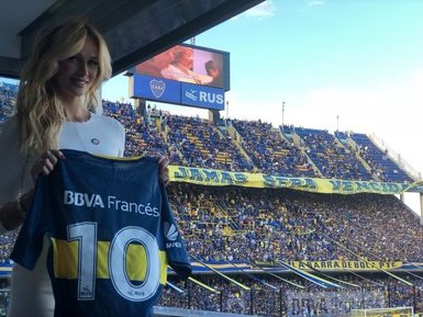 Victoria Lopyreva, Boca Juniors’ı ziyaret etti!