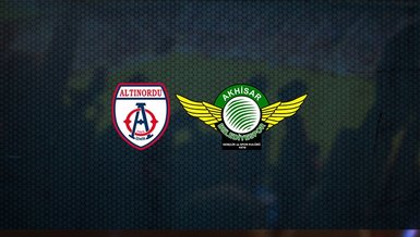 Altınordu - Akhisarspor maçı ne zaman, saat kaçta ve hangi kanalda canlı yayınlanacak? | TFF 1. Lig