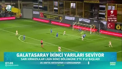 >Galatasaray ikinci yarıları seviyor