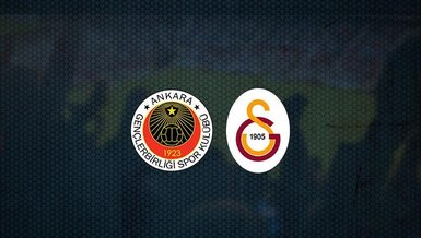 Gençlerbirliği - Galatasaray maçı CANLI
