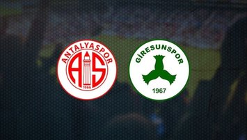 Antalyaspor Giresunspor | CANLI
