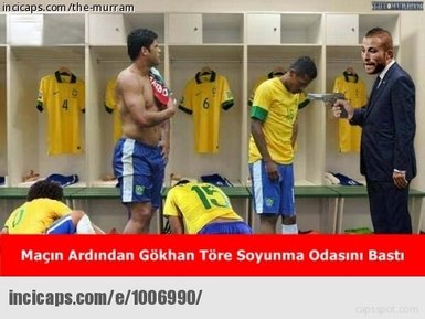 Türkiye - Brezilya maçı caps’leri