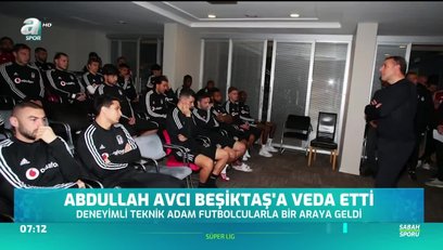 >Abdullah Avcı Beşiktaş'a veda etti
