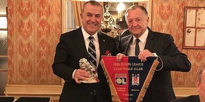 Lyon'dan Beşiktaş'a dostluk yemeği