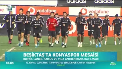 >Beşiktaş'ta Konyaspor mesaisi