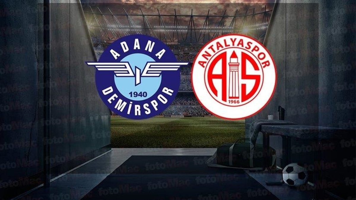 Adana Demirspor - Onvo Antalyaspor maçı CANLI | Trendyol Süper Lig Adana Demirspor - Onvo Antalyaspor maçı CANLI | Trendyol Süper Lig