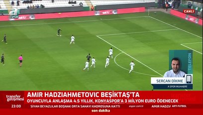 >Beşiktaş Amir Hadziahmetovic transferini tamamladı!