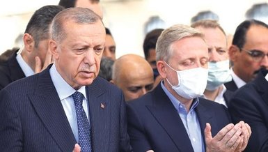 Başkan Erdoğan cenazeye katıldı