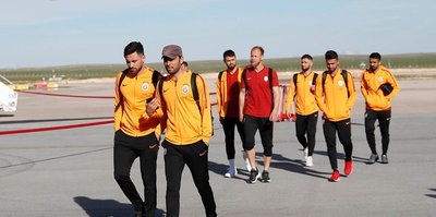 Galatasaray kafilesi Sivas'ta