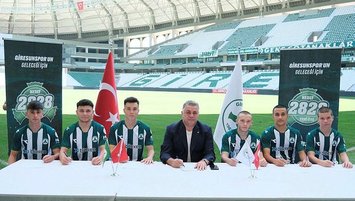 Giresunspor 6 oyuncusuna profesyonel sözleşme imzaladı!