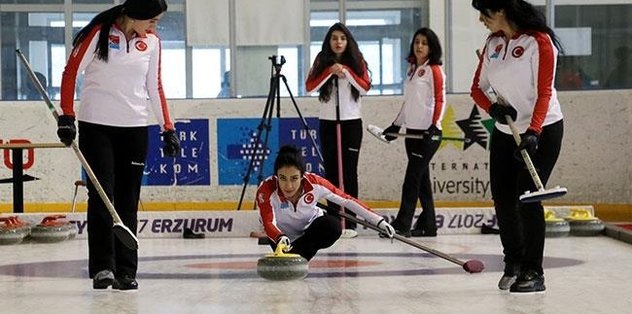 Milli curlingciler Polonya'da 2'nci oldu