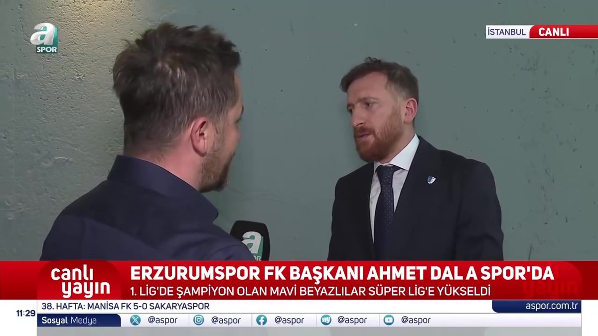 Erzurumspor FK Başkanı Ahmet Dal: Bir aile ortamı olduk!