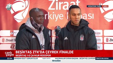 Beşiktaşlı Aboubakar ve Josef'den Galatasaray yorumu!