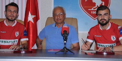 Samsunspor'da 2 transfer