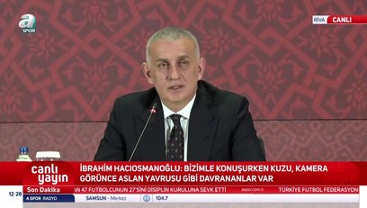 >TFF Başkanı'ndan G.Saray-Samsunspor maçı yorumu!