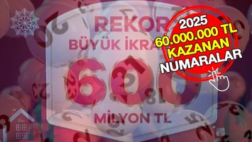 Milli Piyango 60.000.000 TL kazanan numaralar 2025