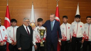 Başkan Erdoğan’dan tebrik