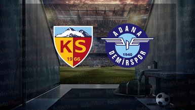Mondihome Kayserispor - Yukatel Adana Demirspor maçı CANLI | Süper Lig