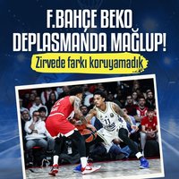 F.Bahçe Beko deplasmanda mağlup!