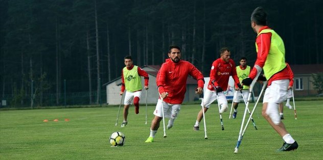 Ampute Milli Futbol Takımı'nın Düzce kampı sona erdi