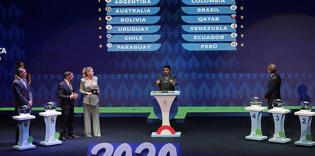 Copa America 2020'de gruplar belli oldu