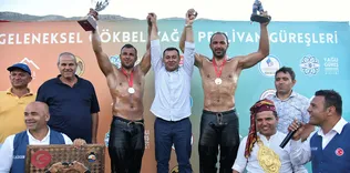 Gökbel’in başpehlivanı Ali Gürbüz