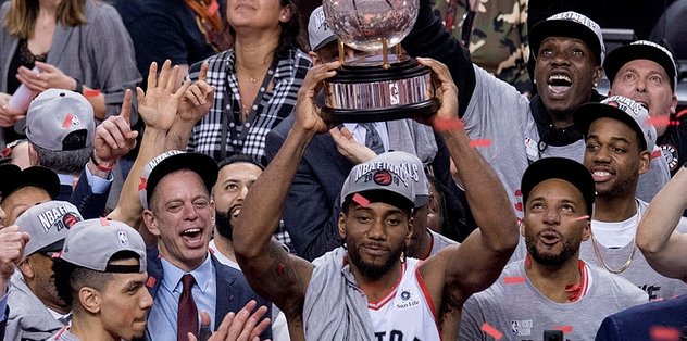 Warriors'ın finaldeki rakibi Raptors