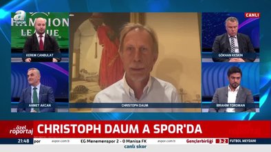 Son dakika spor haberi: Christoph Daum'dan A Spor'a Stefan Kuntz açıklaması!