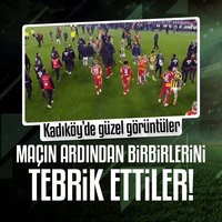 Derbi sonu özlenen görüntüler!