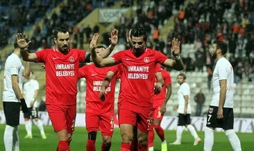 Ümraniyespor ligde de iddialı