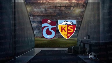 Trabzonspor - Mondihome Kayserispor maçı CANLI | Trabzon - Kayseri canlı anlatım