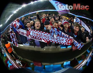 Hüzünlü koreografi | Trabzonspor-Sivasspor maçından görüntüler