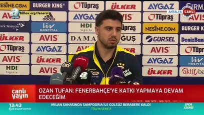>Ozan Tufan: Önemli olan Fenerbahçe'de oynamak