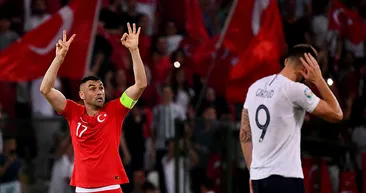 Türkiye - Fransa maçından kareler...