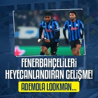 F.Bahçelileri heyecanlandıran haber! Lookman…