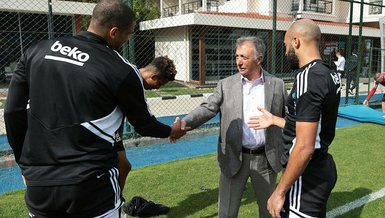 Beşiktaş'ın Trabzonspor derbisi öncesi idmanında Ahmet Nur Çebi ve Ceyhun Kazancı sürprizi