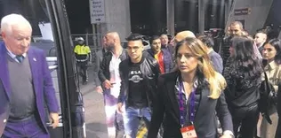 Falcao tribündeydi
