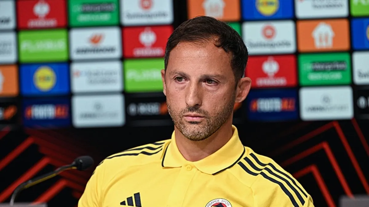 Fenerbahçe Teknik Direktörü Domenico Tedesco: Bu şekilde devam edemeyiz!