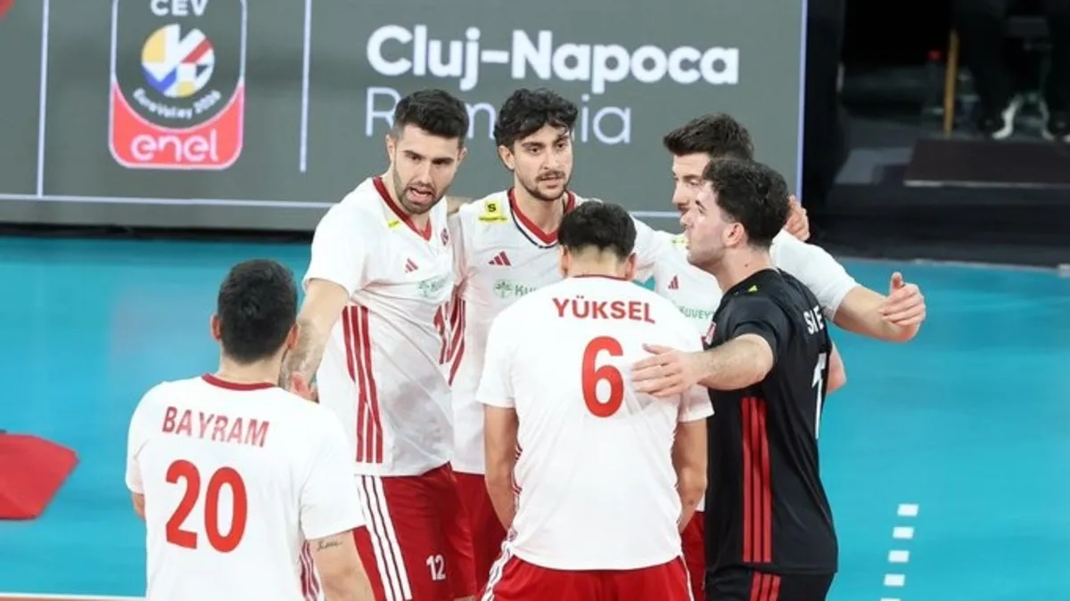 Filenin Efeleri, Voleybol Avrupa Şampiyonası'nda İsviçre'yi 3-0 yendi!
